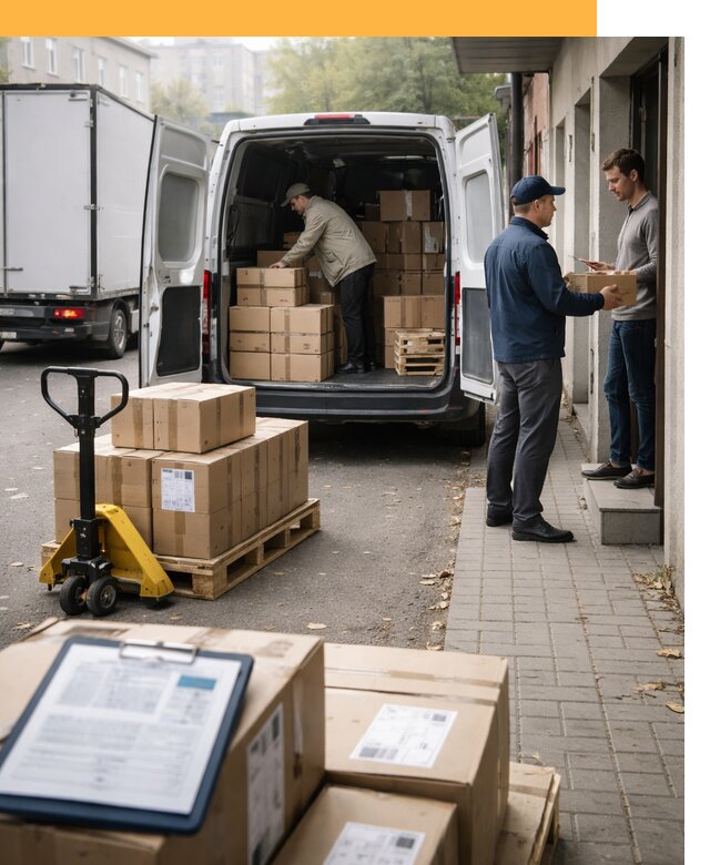 Доставка грузов от двери до двери с таможней от 46454 руб.