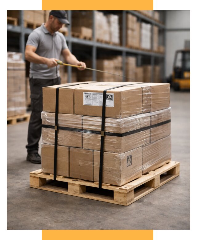 Упаковка и паллетирование грузов от 3613 р. | СетСервис-Дгс