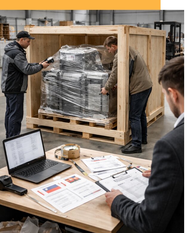 Доставка промышленного оборудования из США от 67100 руб