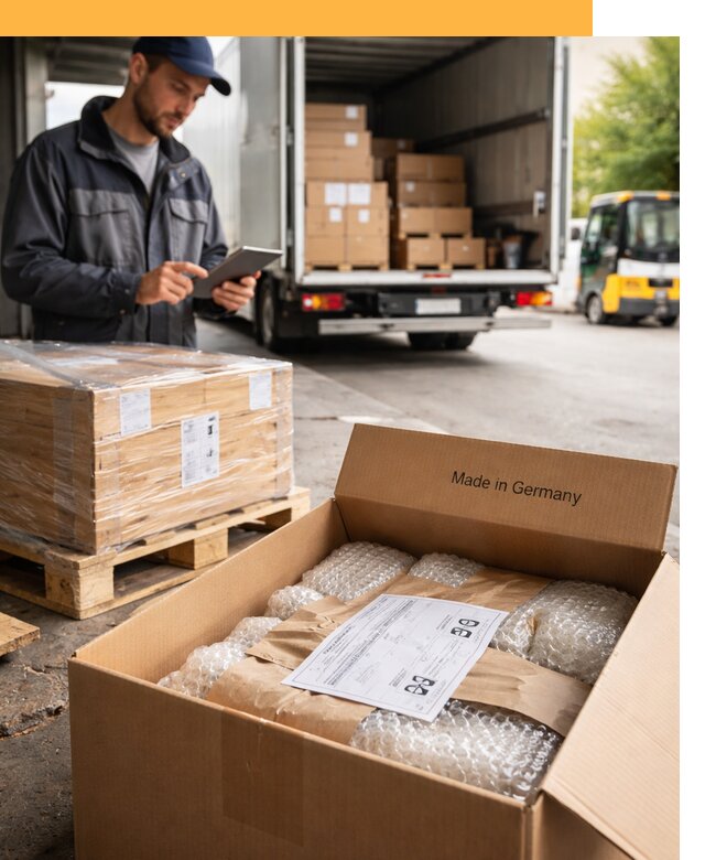 Доставка грузов из Германии от 46454 руб с таможенным оформлением