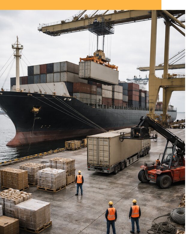 Морские перевозки из Индии: доставка FCL/LCL, таможня от 123876