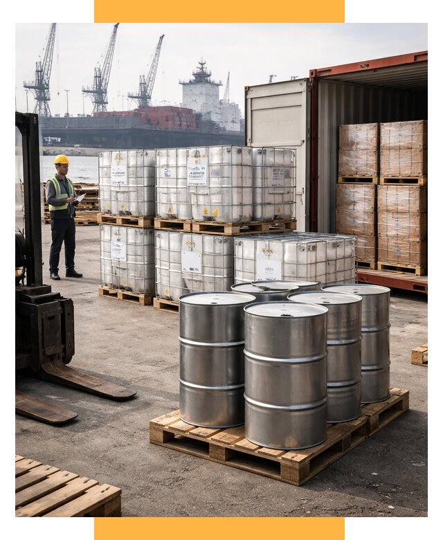 Доставка химического сырья из Индии от 258075 р. | СетСервис-Дгс