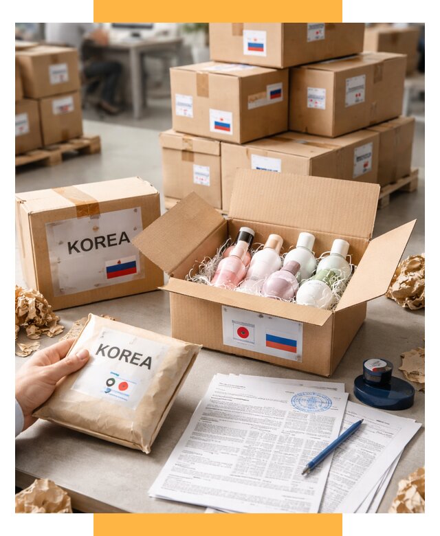 Доставка косметики из Кореи от 8775 р. под ключ | СетСервис-Дгс