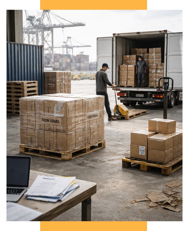 Доставка грузов из Израиля от 15485 р., логистика от СетСервис-Дгс