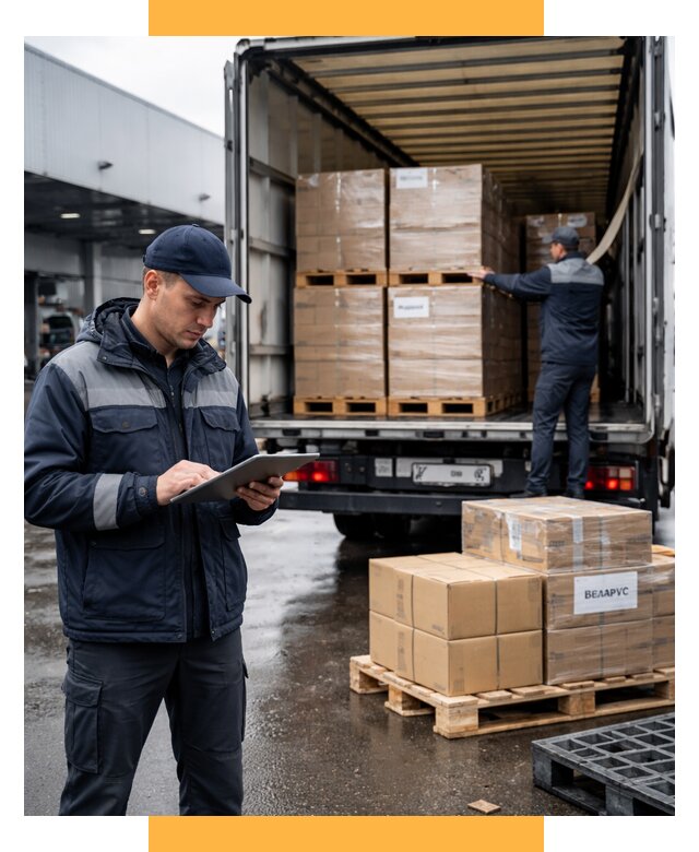 Доставка грузов из Беларуси от 15485 р. логистика СетСервис-Дгс