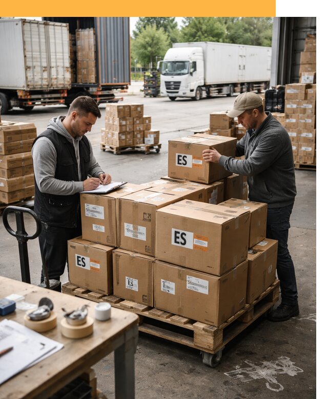 Доставка грузов в Испанию автотранспортом от 36131 руб