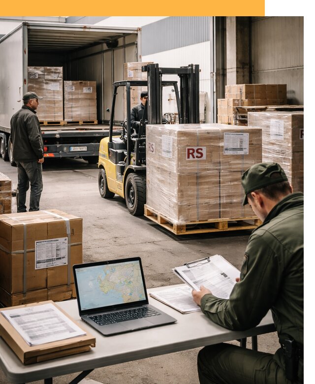 Доставка грузов в Сербию от 46454 руб, международные перевозки