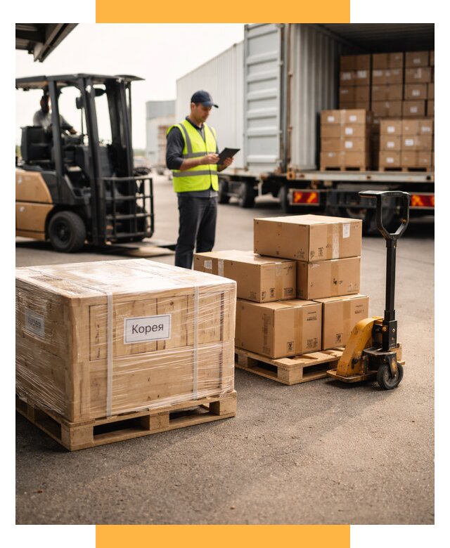 Доставка грузов в Корею из России от 36131 р. | СетСервис-Дгс