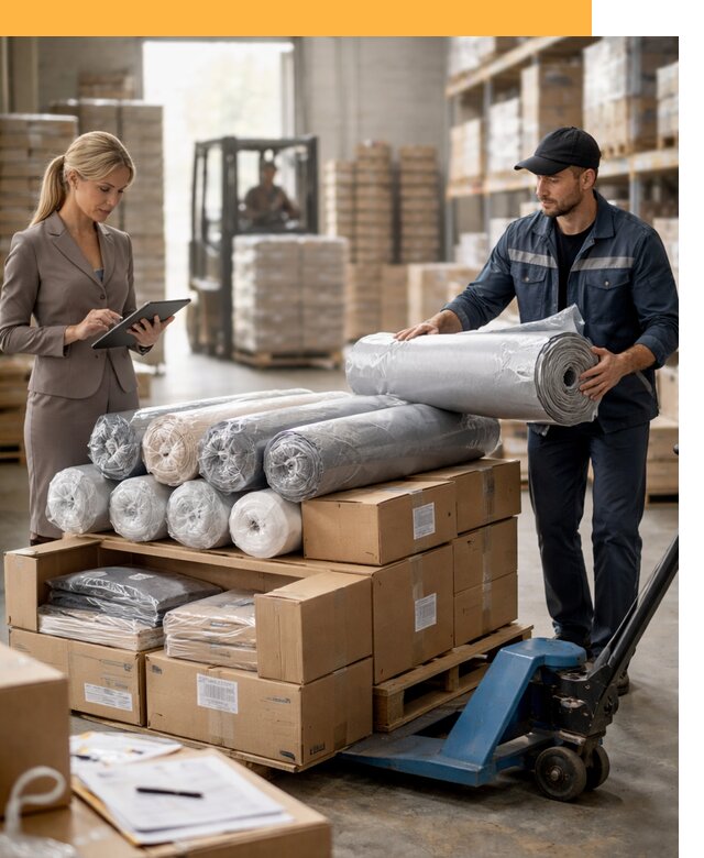 Перевозка текстиля по миру от 15485 руб. с таможней и страхованием