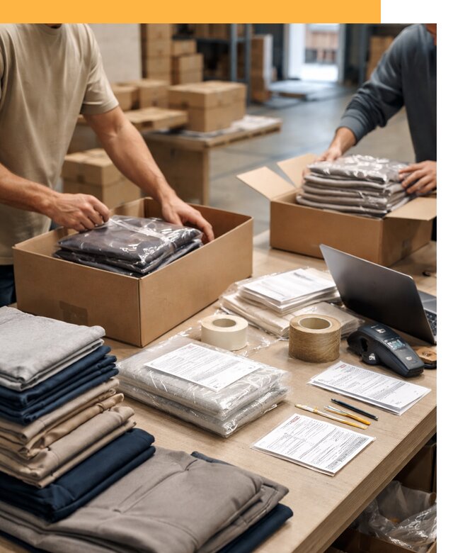 Перевозка одежды по миру от 7742 руб. с таможенным оформлением