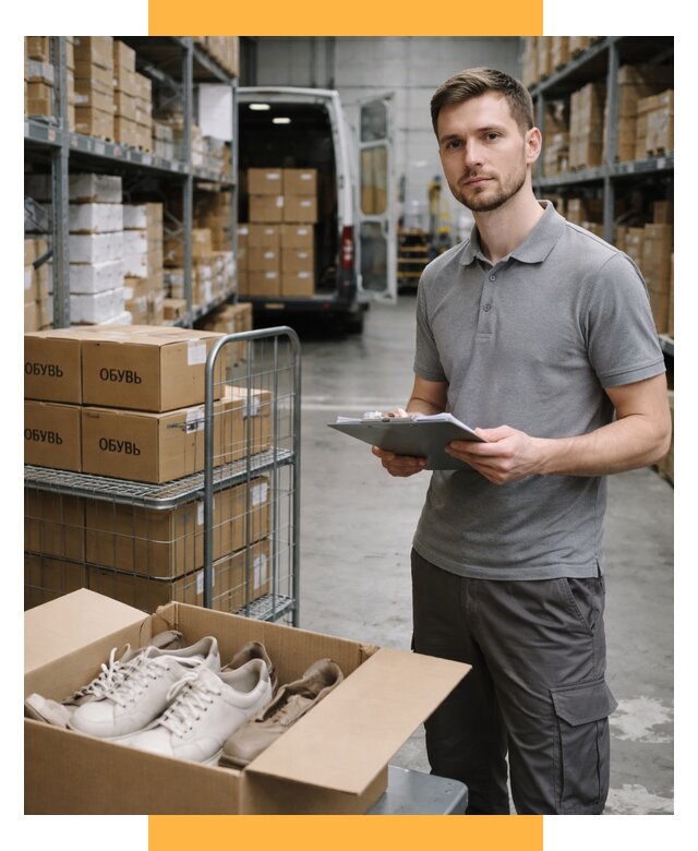 Доставка обуви из Китая и Турции от 4645 р. СетСервис-Дгс