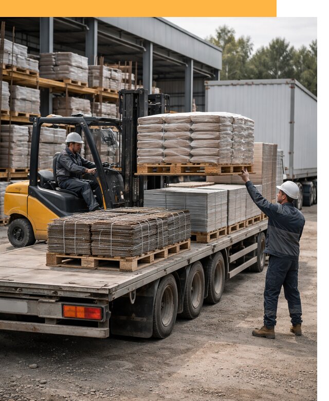 Перевозка строительных материалов по миру от 5678 руб