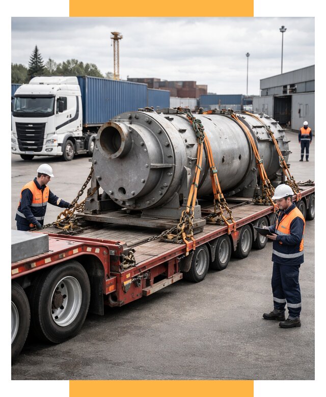 Перевозка тяжеловесных грузов под ключ от 154845 р. | СетСервис-Дгс