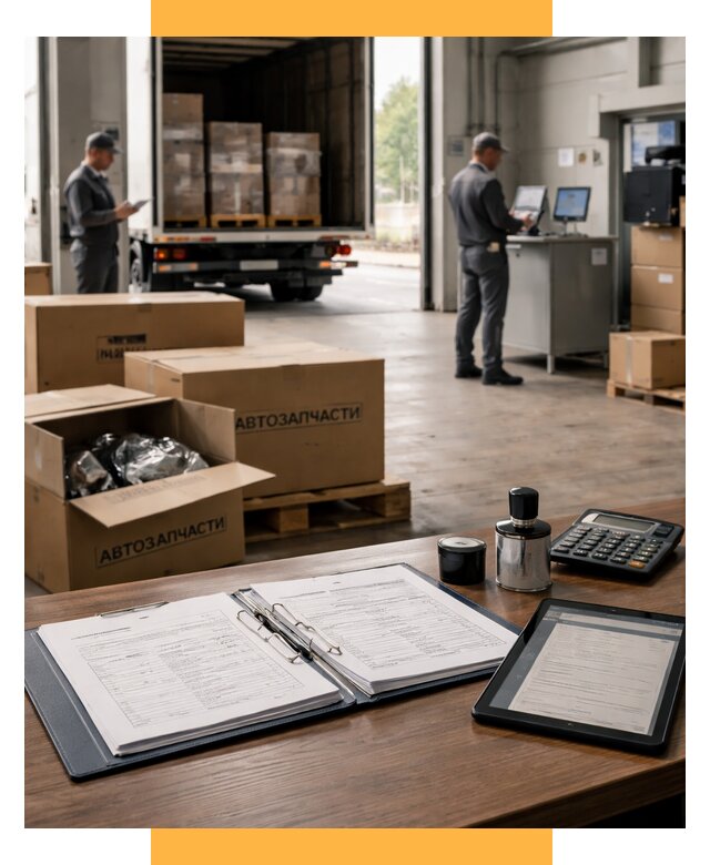 Таможенное оформление автозапчастей под ключ от 8775 р., СетСервис-Дгс