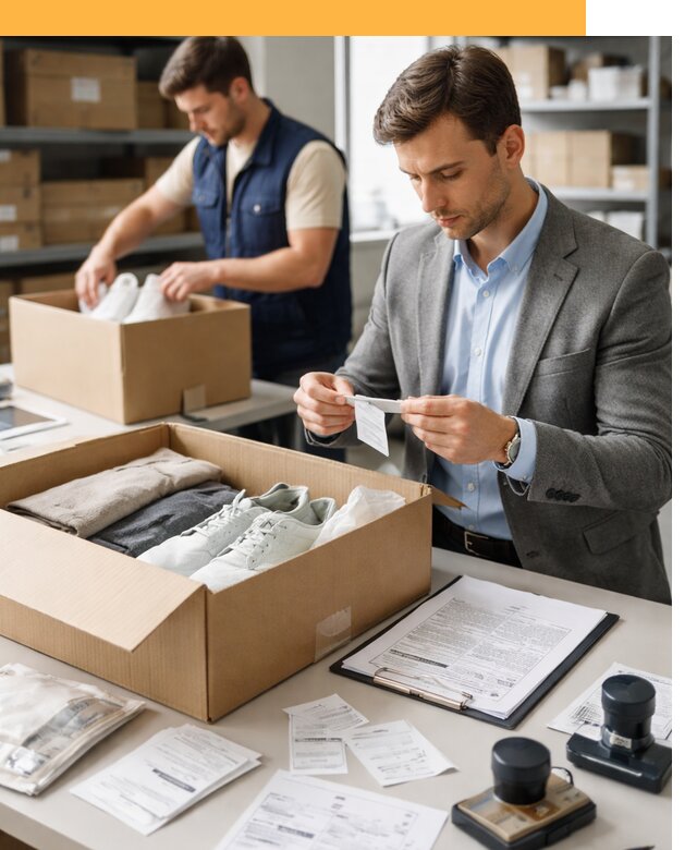 Таможенное оформление одежды и обуви по выгодной цене от 6710 руб