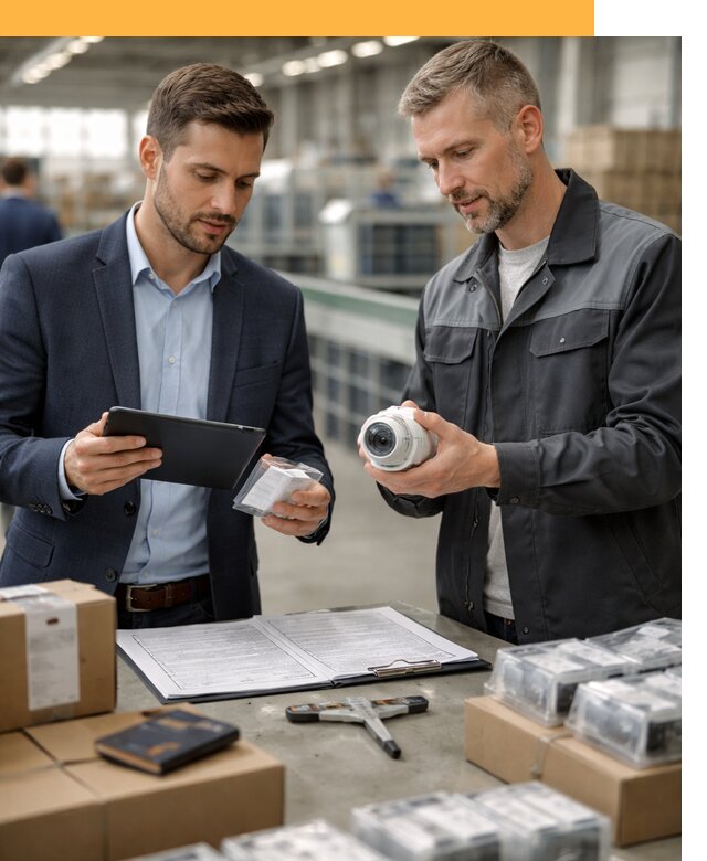 Инспекция фабрики за рубежом, приемка и контроль качества от 15485