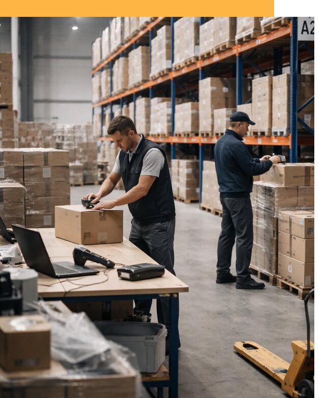 Склад консолидации в Европе: хранение, сортировка от 6710